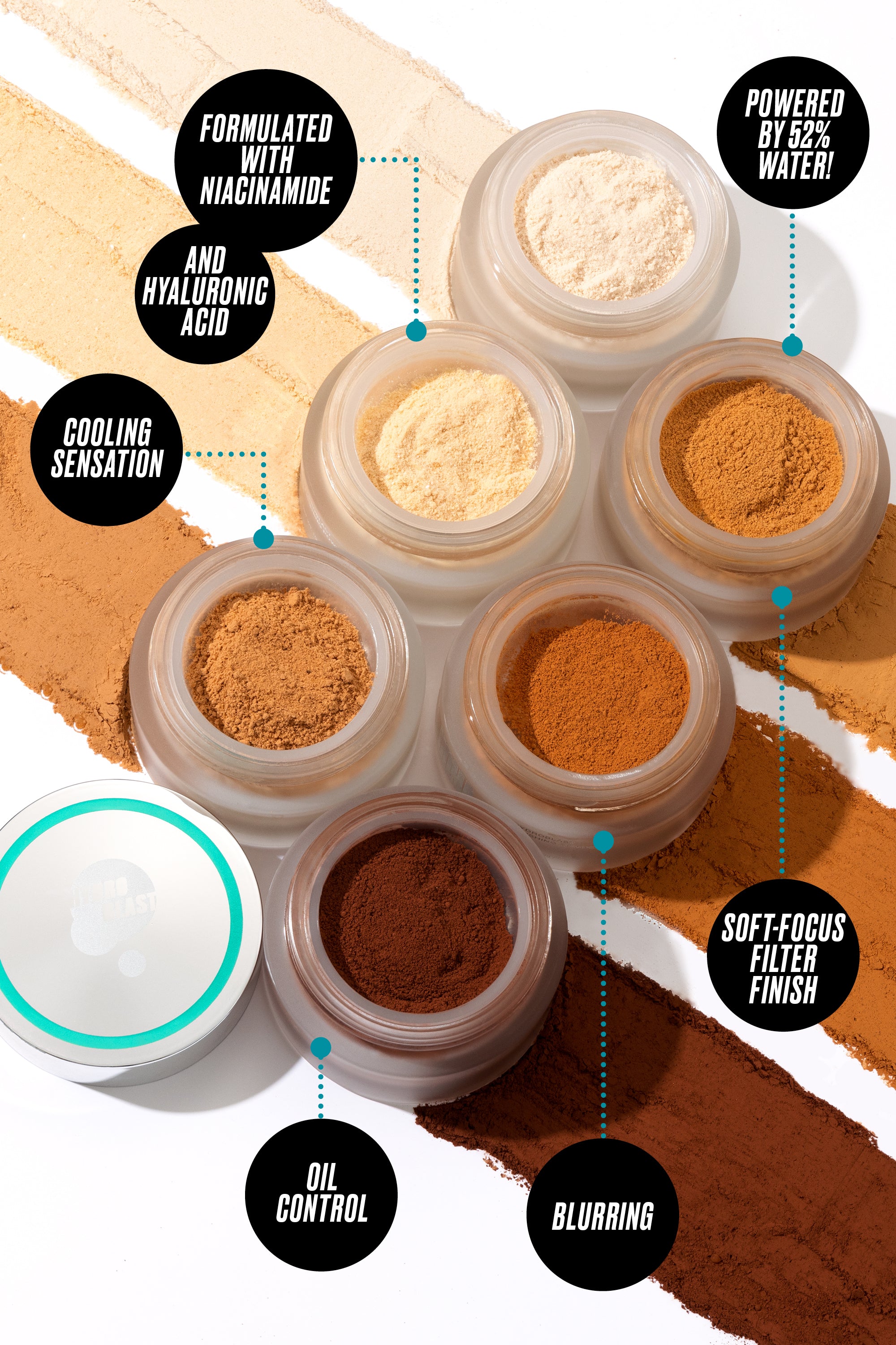 Hydroblast Finishing Powder – UOMA Beauty